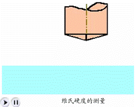 维氏硬度测量动画