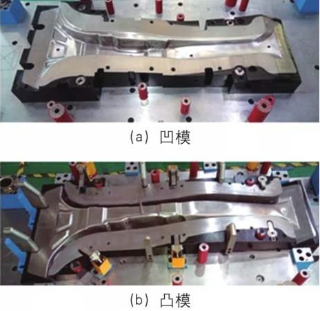 B柱加强板热冲压模具图